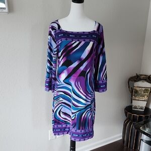 Allison Brittney Blue and Purple Dress